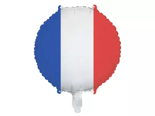 Kerek lufi 18" 45cm Francia zászló