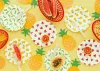 Papírtányér 20cm 6db Fruits, gyümölcs