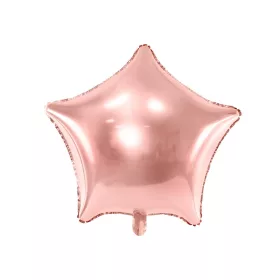   Egyszínű óriás csillag lufi 27" 70cm Rosegold csillag