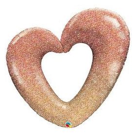 Óriás lufi 42" 107cm szív, q21073