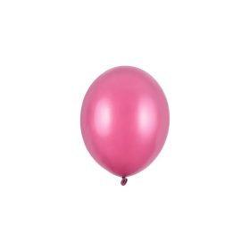   Lufi Strong 5" (12cm-es) Latex léggömb, 100db/csomag, metál pink
