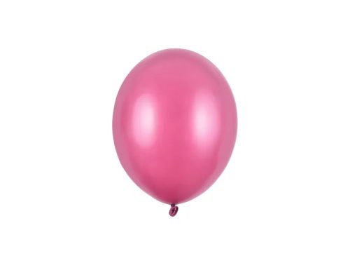 Lufi Strong 5" (12cm-es) Latex léggömb, 100db/csomag, metál pink