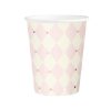 Parpírpohár 220ml 6db, Baby Shower, Kislány