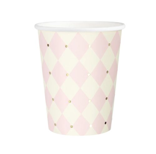 Parpírpohár 220ml 6db, Baby Shower, Kislány