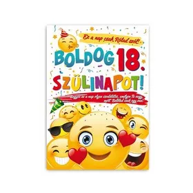 Tábla, Boldog 18. Szülinapot! Smile 