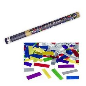   Konfetti ágyú, 60cm, színes téglalapokat kilövő, oTUKM60-000