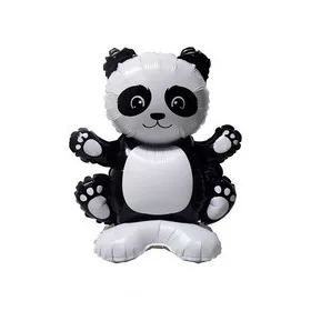 Fólia lufi, talpas, csak levegővel tölthető, panda