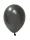 BALONEVI lufi, 12" 30cm, 100db/cs, Metallic Black, Metál fekete