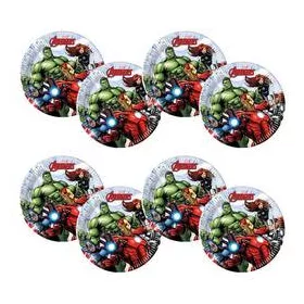 Papírtányér 20cm 8db, Avengers, Bosszúállók, g94055
