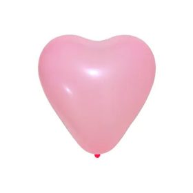   BALONEVI Latex lufi 5" 12cm 100db/csomag, Rózsaszín szív