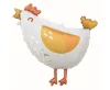 Óriás fólia lufi 32"  81cm boci, tehén, cow, 16455, héliummal töltve