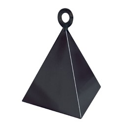 Léggömbsúly, nehezék 110g piramis forma, fekete színben, 14428