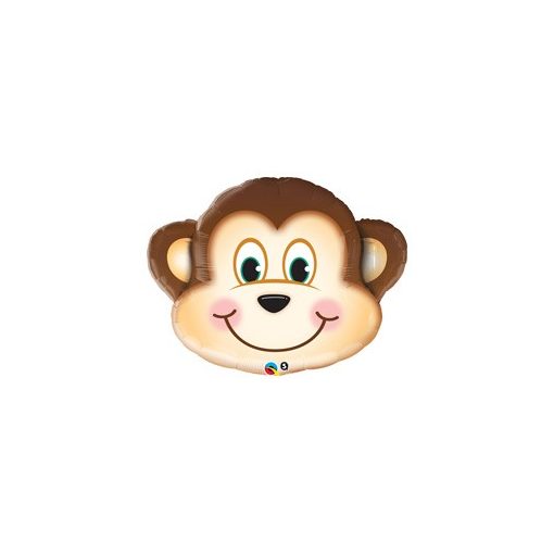 Óriás fólia lufi 35" majom, 16097, héliummal töltve