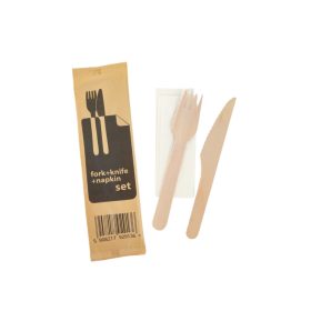 Csomagolt evőeszköz készlet