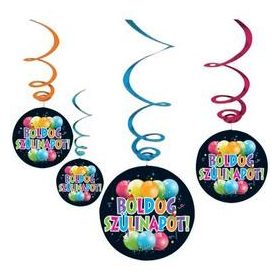 Boldog szülinapot! függő dekoráció, m30526