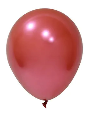 BALONEVI Latex lufi 18" 45cm, 25db/cs, Krom Red, Króm Piros