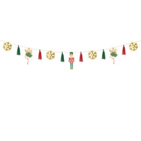 Girland, Mikulás, Karácsony, Diótörő, 2m