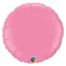 Egyszínű kerek lufi 18" 45cm Rózsaszín, 