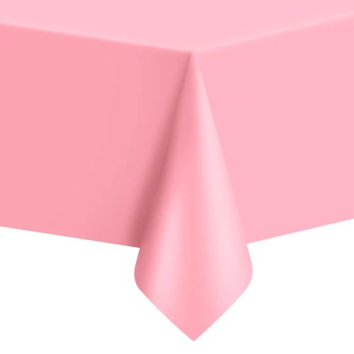 Műanyag asztalterítő 137x274cm, Rózsaszín
