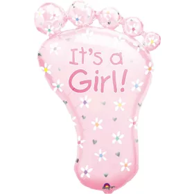 Óriás lufi 32"  82cm It's a Girl, tappancs