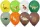 BALONEVI lufi, 12" 30cm, 50db/cs, Wild Jurrassic
