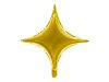 Egyszínű csillag fólia lufi 18" 45cm arany csillag, csak levegős!