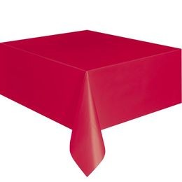 Műanyag asztalterítő 137x274cm piros, p5094