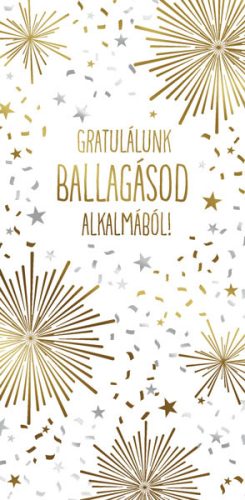 CARDEX Képeslap, zsebes, Gratulálunk Ballagásod alkalmából