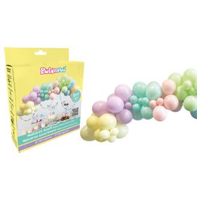 BALONEVI DIY girland, Macaron színek