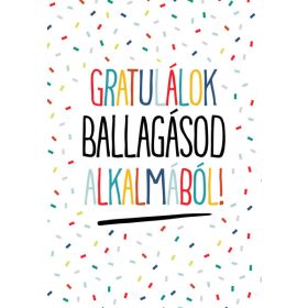 CARDEX Képeslap, Gratulálok Ballagásod alkalmából