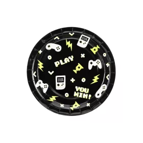 Papírtányér 23cm 6db Gamer