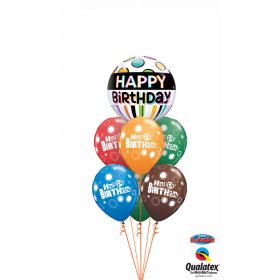   Héliumos luficsokor szülinapra, Happy Birthday - INGYENES GLS szállítással