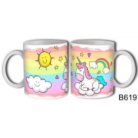 Bögre Unikornis mintával