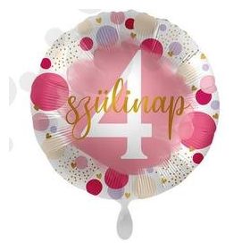 Szám, Számos lufi 17" 43cm - 4-es lufi, mpr-71023