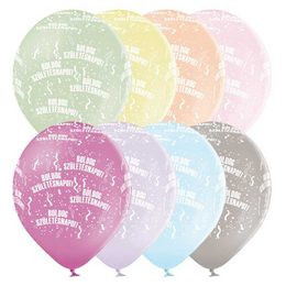 Szülinapi latex lufi 11" 28cm 8 db Boldog Születésnapot