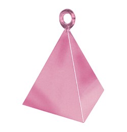 Léggömbsúly, nehezék 110g piramis forma, gyöngyház rózsaszín színben, 14401