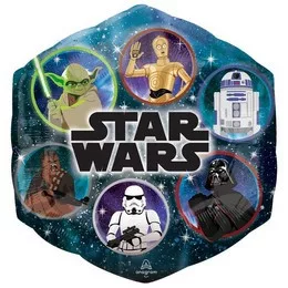 Óriás fólia lufi 25" 63cm Star Wars, Darth Vader 28445