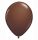 Lufi Qualatex 5" (13cm-es) Latex léggömb, fashion színek 100db/csomag, csokoládé barna, fashion chocolate brown 68776