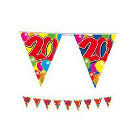 Zászlófüzér 20-as számmal, 10m, 04562