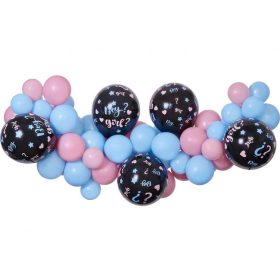 GEMAR lufi girland DIY szett, babaváró, He or She