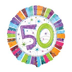 Szám, Számos lufi 18" 45cm - 50-es lufi, Radiant