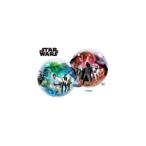 Mintás Bubbles lufi 22" 56cm Héliummal töltve Disney Star Wars, 10474