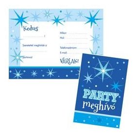 Party meghívó, 8db, 39956