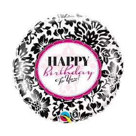 Szülinapi lufi 18" 45cm Happy Birthday