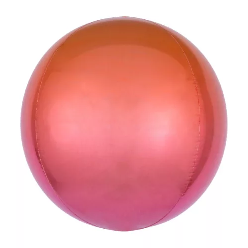 Egyszínű gömb lufi 16" 40cm Orbz