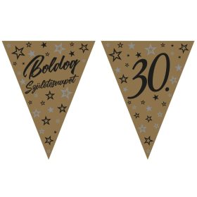 Zászlófüzér 30-as számmal, 3,2m, arany