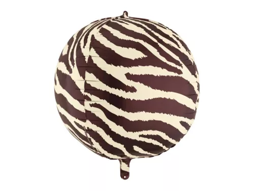 Orbz gömb lufi 30" 75cm Állat mintás, Zebra