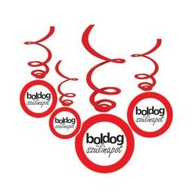   Sebességkorlátozó függő dekoráció 6db-os, Boldog szülinapot, 33039