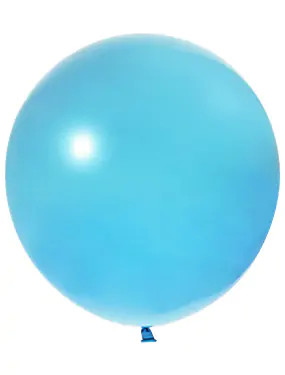BALONEVI Latex lufi 24" 60cm, 3db/cs, Pastel Light Blue, Világoskék