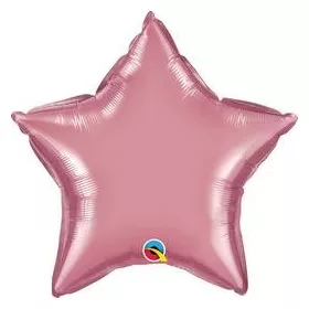 Egyszínű csillag lufi 20" 50cm Mauve csillag, 90077 